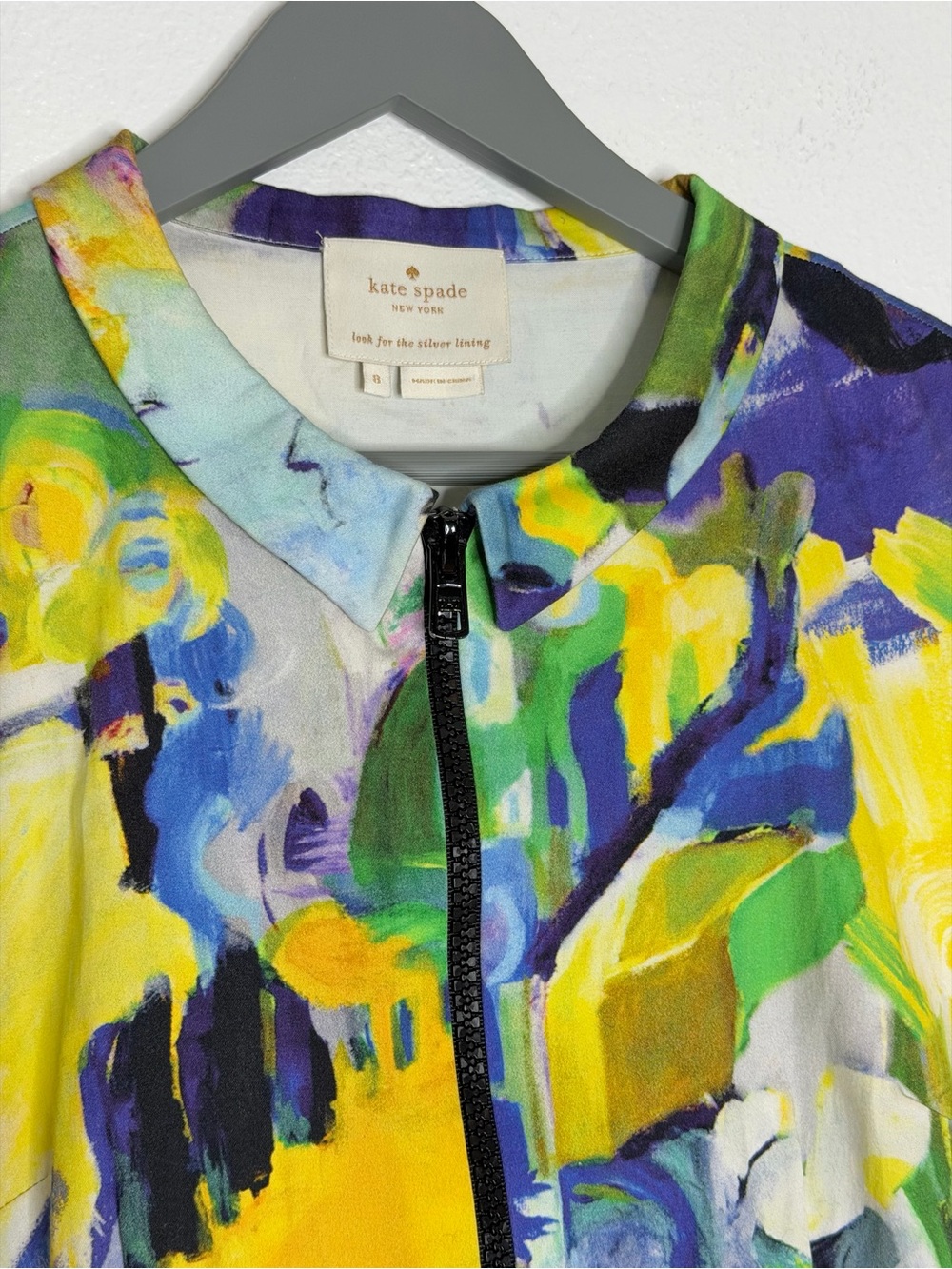 Kate Spade New York Watercolor Fit and Flare sleeveless Carissa Dress Size 8 - Picture 5 of 11